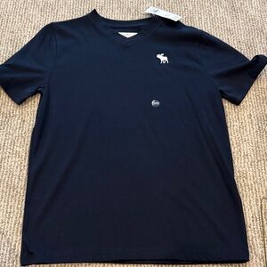 Abercrombie Kids Dark Blue V-Neck Tee